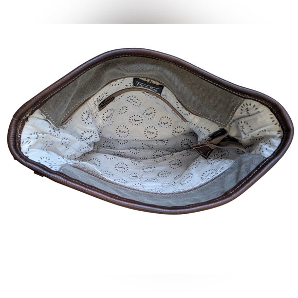 Myra Bag Crossbody Purse Texurized Look & Leather - Picture 7 of 15